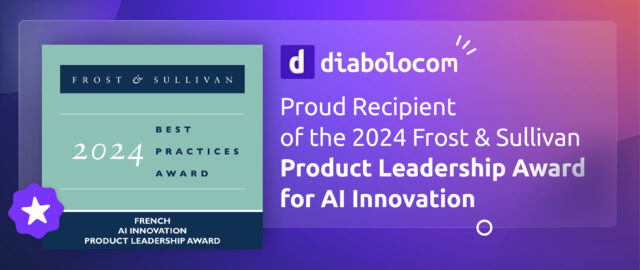 A Diabolocom tem o orgulho de receber o Prêmio Frost & Sullivan de Liderança de Produto 2024 para Inovação em IA