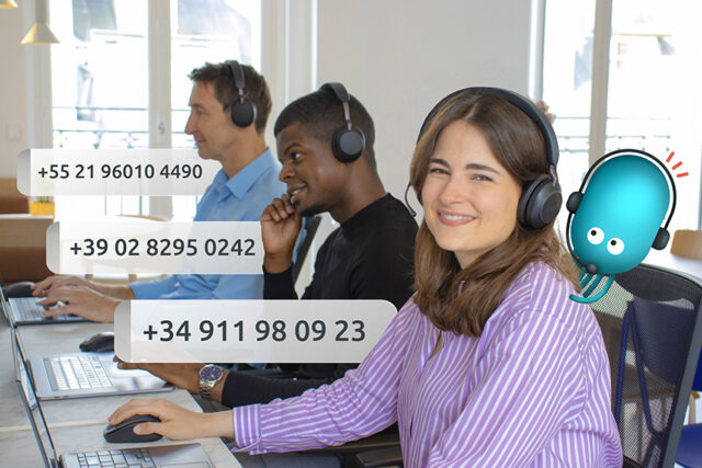 Diabolocom é uma solução de call center na nuvem que oferece conhecimentos técnicos.