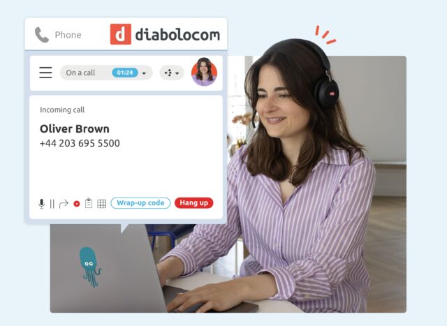 O call center virtual da Diabolocom proporciona uma experiência aprimorada para os clientes.